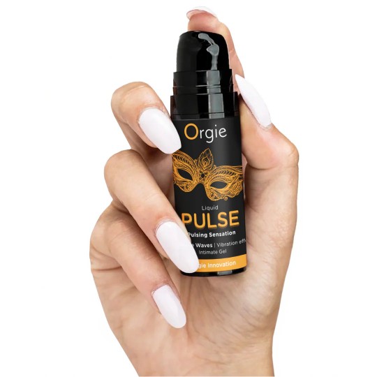 УНИВЕРСАЛЬНЫЙ СТИМУЛИРУЮЩИЙ ГЕЛЬ С ПУЛЬСИРУЮЩИМ ЭФФЕКТОМ LIQUID PULSE 15 МЛ ORGIE