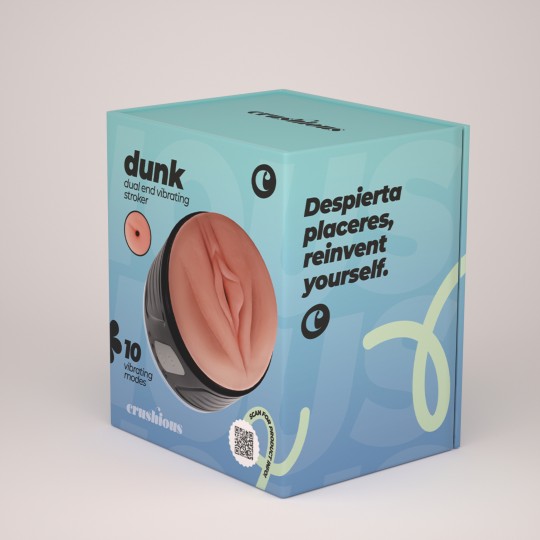 MASTURBATOR CON DOPPIA ENTRATA E VIBRAZIONE DUNK CRUSHIOUS