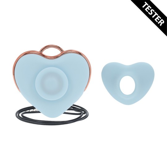LUVIE - HEART-SHAPED AIRTAP VIBRATOR - BLUE - TESTER
