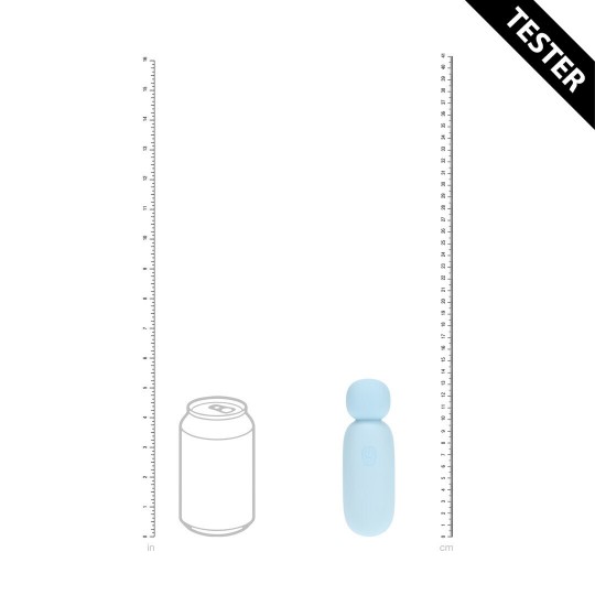 MOCHI - MINI CHUNKY WAND VIBRATOR - BLUE - TESTER