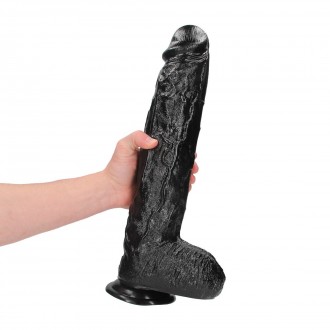 REALISTIC GIANT - REALISTIC DILDO - 32 CM - BLACK
