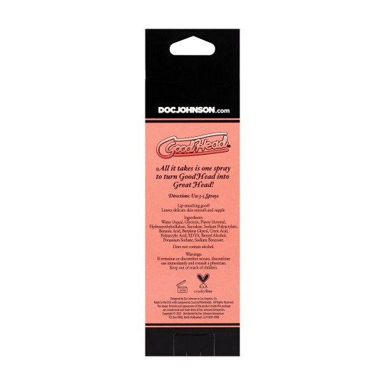 JUICY HEAD - COCKTAILS - DRY MOUTH SPRAY - PEACH BELLINI - 2 FL OZ / 59 ML