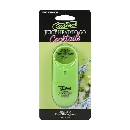 JUICY HEAD - COCKTAILS - DRY MOUTH SPRAY TO-GO - MOJITO - 0.3 FL OZ / 9 ML