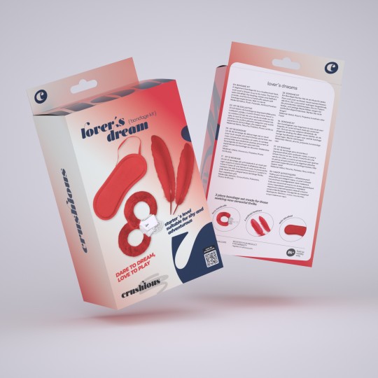 KIT DE ESCLAVITUD LOVER´S DREAM CRUSHIOUS ROJO