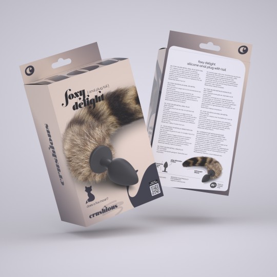 PLUG ANAL AVEC QUEUE FOXY DELIGHT SILICONE CRUSHIOUS