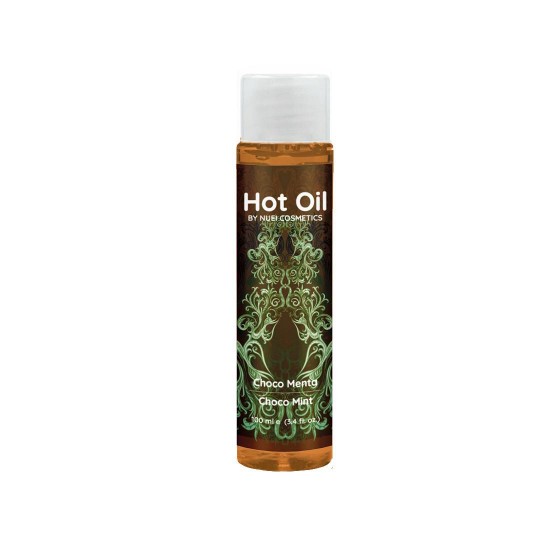 HUILE DE MASSAGE À EFFET CHAUFFANT CHOCOLAT-MENTHE HOT OIL NUEI 100ML