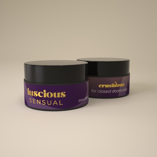 BOUGIE DE MASSAGE LUSCIOUS AUX PHÉROMONES ET AU PARFUM SENSUEL 20ML CRUSHIOUS
