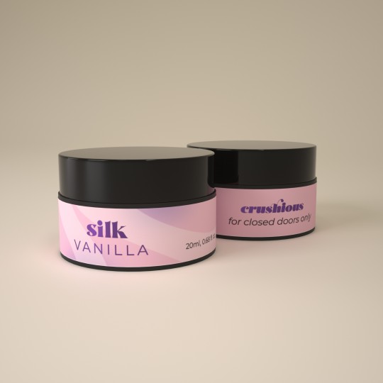 CANDELA DA MASSAGGIO SILK CON FEROMONI E PROFUMO DI VANIGLIA 20 ML CRUSHIOUS