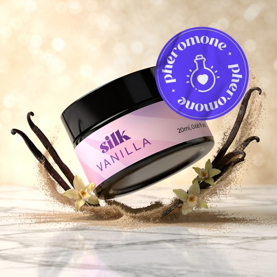 CANDELA DA MASSAGGIO SILK CON FEROMONI E PROFUMO DI VANIGLIA 20 ML CRUSHIOUS