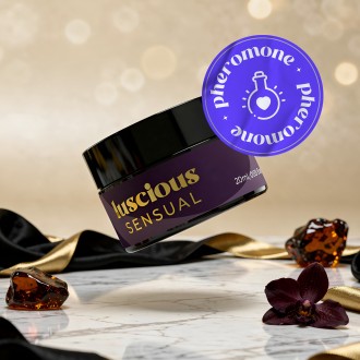 VELA DE MASSAGEM LUSCIOUS COM FEROMONAS E AROMA SENSUAL 20ML CRUSHIOUS