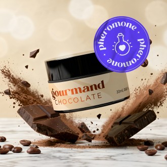 GOURMAND-MASSAGEKERZE MIT PHEROMONEN UND SCHOKOLADENDUFT 20 ML CRUSHIOUS