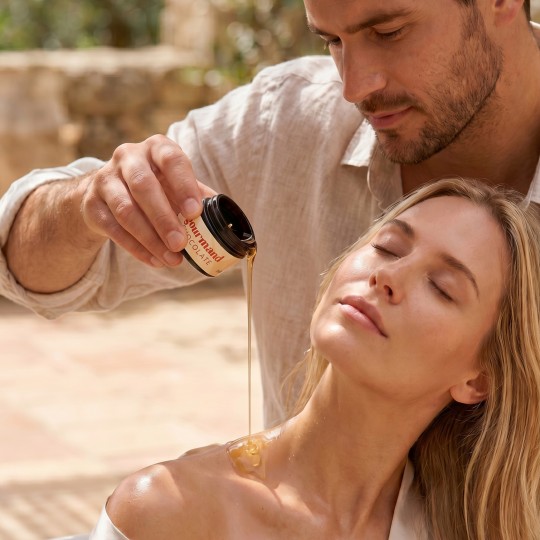 BOUGIE DE MASSAGE GOURMAND AUX PHÉROMONES ET AU PARFUM DE CHOCOLAT 20 ML CRUSHIOUS