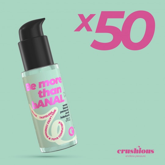 PACK DE 50 LUBRICANTES PARA USO ANAL 50 ML CRUSHIOUS