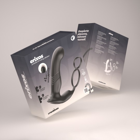 VIBRADOR DE PRÓSTATA COM COMANDO ERIXOS CRUSHIOUS