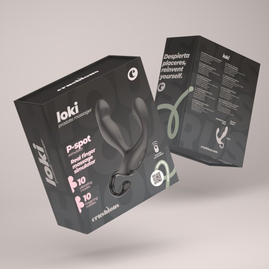 LOKI MASSEUR PROSTATIQUE RECHARGEABLE AVEC TÉLÉCOMMANDE CRUSHIOUS