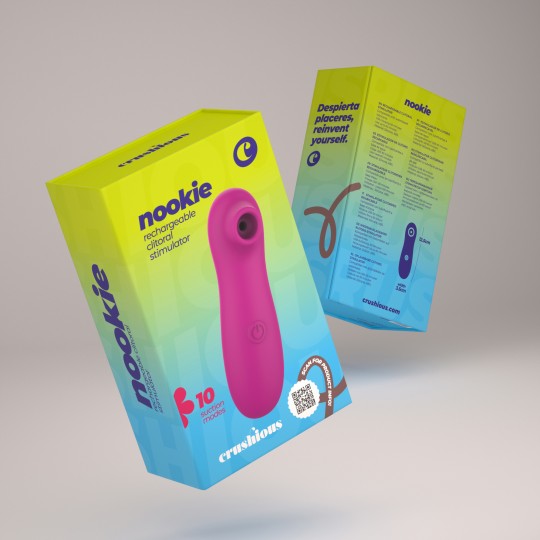 NOOKIE ESTIMULADOR CLITORIANO RECARGABLE CRUSHIOUS
