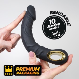 VIBRATORE FLESSIBILE MAGNUS BEND NERO CRUSHIOUS