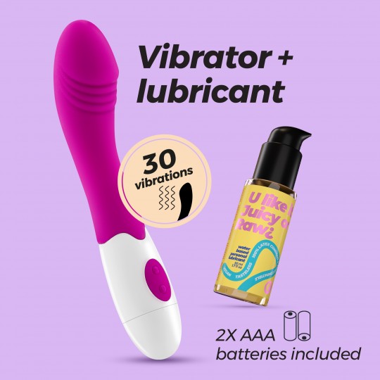 VIBRADOR GROWLIE COM LUBRICANTE DE BASE AGUA INCLUIDO CRUSHIOUS