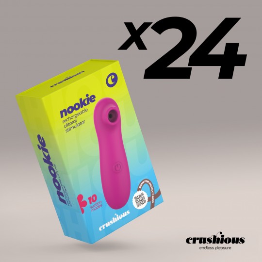 24ER-PACK NOOKIE AUFLADBARER KLITORISSTIMULATOR CRUSHIOUS