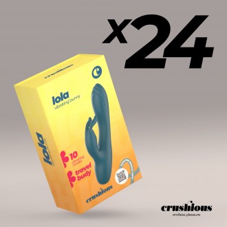 24ER-PACK MINI-HASENVIBRATOREN LOLA CRUSHIOUS