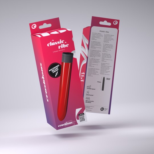 VIBRATORI CLASSIC VIBE CRUSHIOUS ROSSO