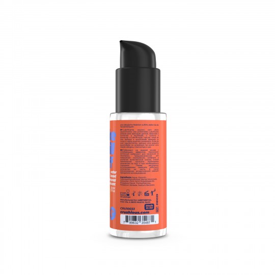 DÉSIR NOIR CONJUNTO DE ESPOSAS + ANTIFAZ SATINADO Y LUBRICANTE CON EFECTO CALOR CRUSHUIOUS