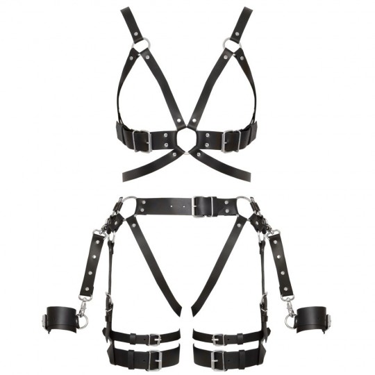 LEATHER HARNESS SET