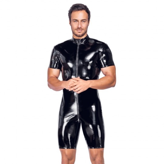 SHORT VINYL JUMPSUIT