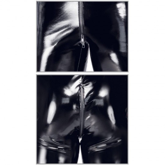 SHORT VINYL JUMPSUIT