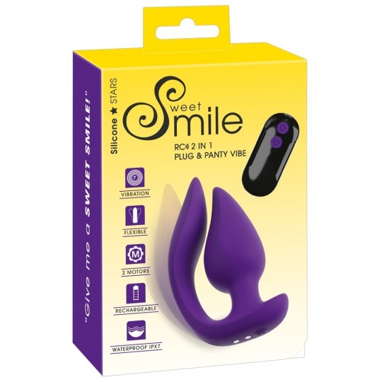 RC 2 IN 1 PLUG &amp; PANTY VIBE