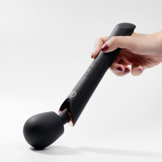 HOLLY WIEDERAUFLADBARER MASSAGESTAB SCHWARZ CRUSHIOUS
