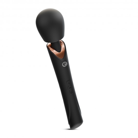 CRUSHIOUS HOLLY RECHARGEABLE WAND MASSAGER BLACK