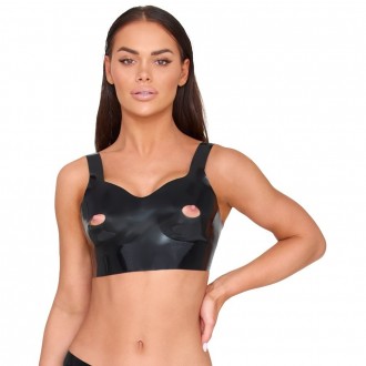LATEX BRA TOP