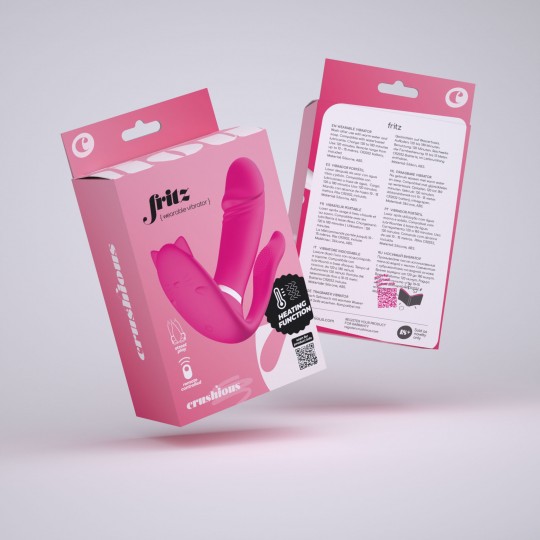 STIMOLATORE FRITZ CRUSHIOUS ROSA CON TELECOMANDO