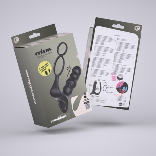 VIBRADOR DE PRÓSTATA CON MANDO A DISTANCIA CRIXUS CRUSHIOUS