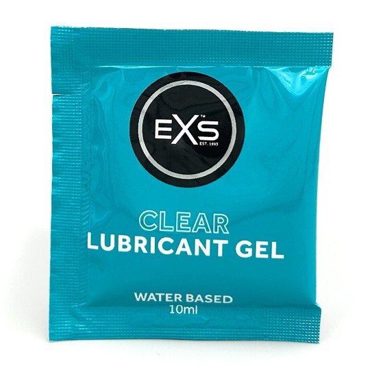 EXS CLEAR LUBE - 10 ML SACHETS - 100 PIECES