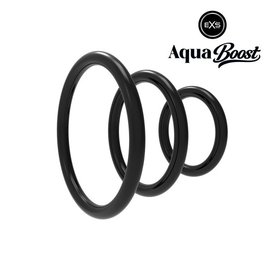 EXS AQUABOOST - CONTROL RINGS (S/M/L) - BLACK