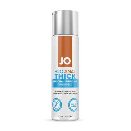 H2O ANAL THICK - WATERBASED LUBRICANT - 8 FL OZ / 240 ML