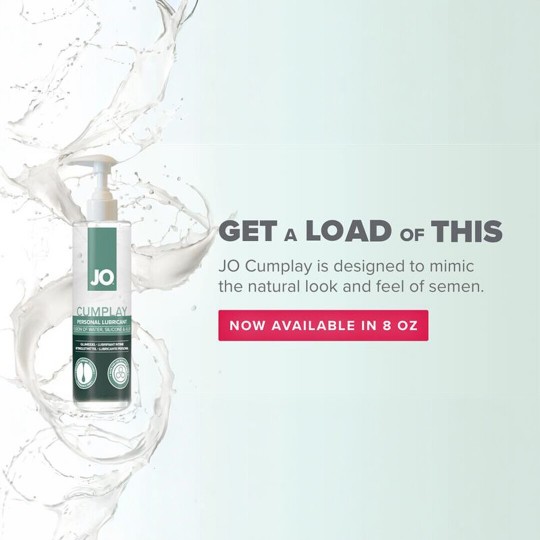 CUM PLAY - HYBRID LUBRICANT - 8 FL OZ / 240 ML