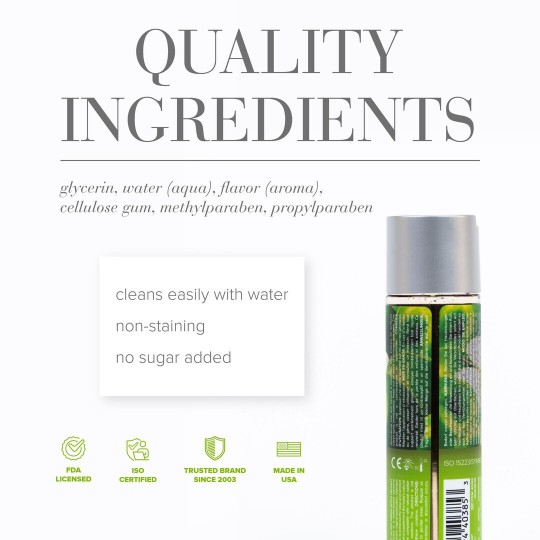 H2O - GREEN APPLE DELIGHT - WATERBASED LUBRICANT - 4 FL OZ / 120 ML