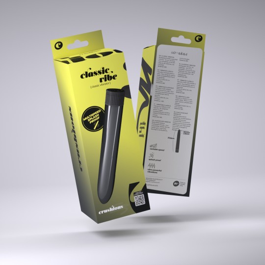 VIBRATORI CLASSIC VIBE CRUSHIOUS NERO