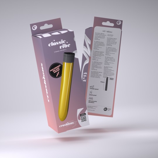 VIBRADOR CLASSIC VIBE CRUSHIOUS DORADO