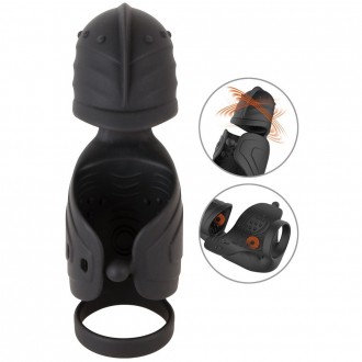 COCK VIBRATOR WITH ELLIPTICAL MOVING GLANS STIMULATOR