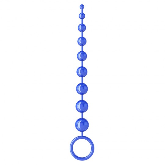 9 CUENTAS ANALES SEX PLEASE! SEXY BEADS AZULES