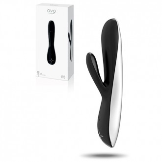 OVO E5 RECHARGEABLE VIBRATOR BLACK