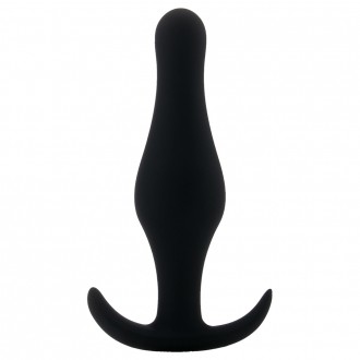 BUTT PLUG WITH HANDLE BLACK SMALL