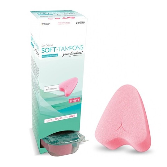 PACKAGE WITH 10 TAMPONS SOFT-TAMPONS MINI