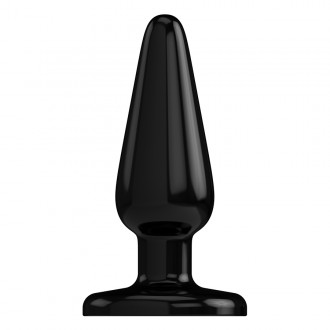 PLUG & PLAY 3” RUBBER BUTT PLUG BLACK