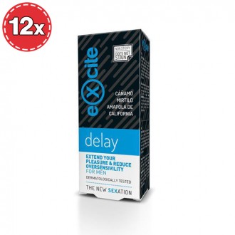 PACK WITH 12 MAN DELAY EXCITE GEL 15ML