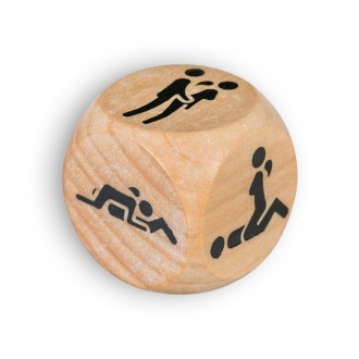 50 WOODEN DICE PACK WITH SEX POSITIONS